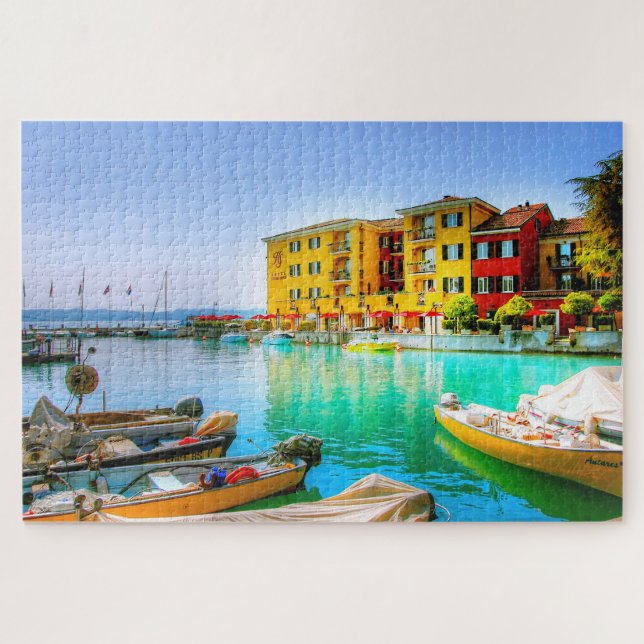 Italien Sirmione Gardasee Puzzle (Horizontal)
