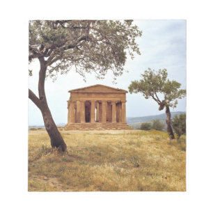 Italien, Sizilien, Agrigento. Die Ruinen der 2 Notizblock