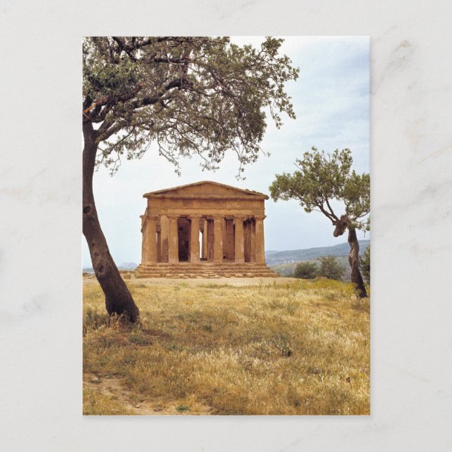 Italien, Sizilien, Agrigento. Die Ruinen der 2 Postkarte (Vorderseite)