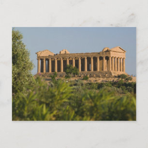 Italien, Sizilien, Agrigento, La Valle dei Templi, Postkarte