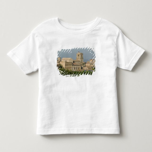 Italien, Sizilien, Enna, Stadtansicht von Rocca di Kleinkind T-shirt (Vorderseite)