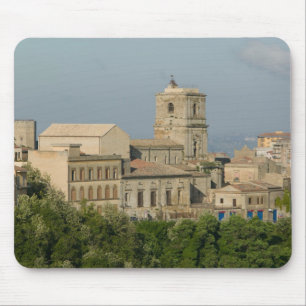 Italien, Sizilien, Enna, Stadtansicht von Rocca di Mousepad