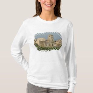 Italien, Sizilien, Enna, Stadtansicht von Rocca di T-Shirt