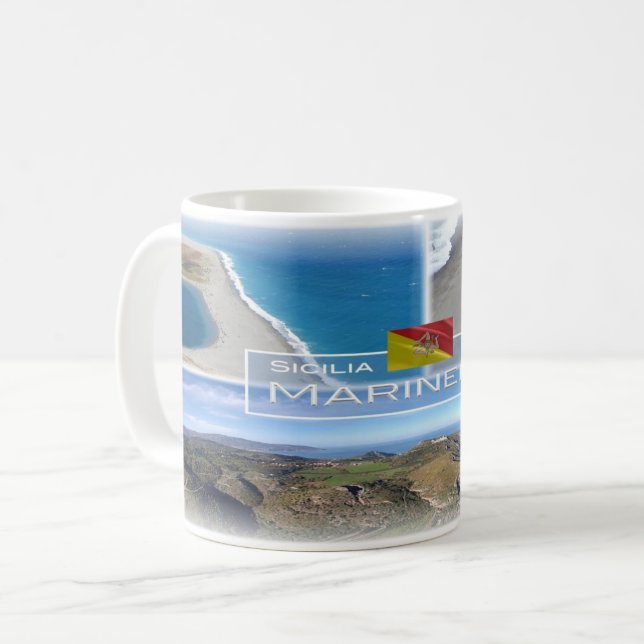 Italien - Sizilien - Naturschutzgebiet Marinello - Tasse (Vorderseite Links)