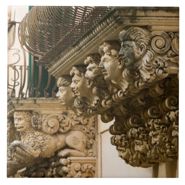 ITALIEN, Sizilien, NOTO: Die schönste Barockstadt Fliese (Vorderseite)