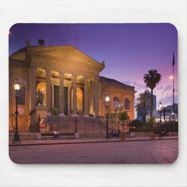 Italien, Sizilien, Palermo, Teatro Massimo Opera Mousepad (Vorne)