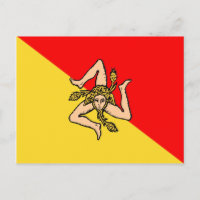 Italien, Sizilien, sizilianische Flagge