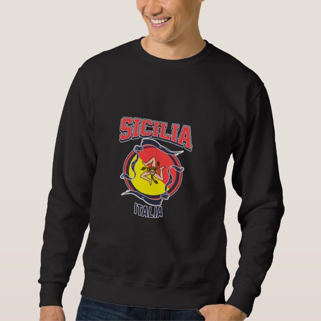 Italien Sizilien Sweatshirt (Vorderseite)