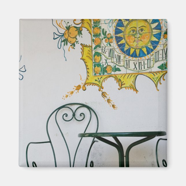 ITALIEN, Sizilien, TAORMINA: Bam, Bar Café Detail Magnet (Vorne)