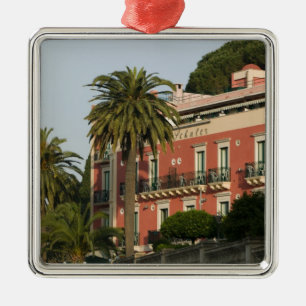 ITALIEN, Sizilien, TAORMINA: Hotel Schuler Silbernes Ornament