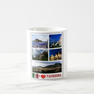 Italien - Sizilien - Taormina - I Liebe - Kaffeetasse