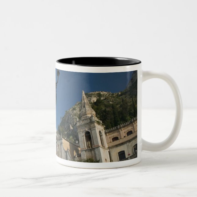 ITALIEN, Sizilien, TAORMINA: Piazza iX Aprile, San Zweifarbige Tasse (Rechts)