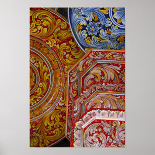 Italien, Sizilien, Taormina. Traditionell 2 Poster