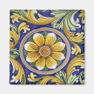 Italien, Sizilien, Taormina. Traditionell 4 Magnet