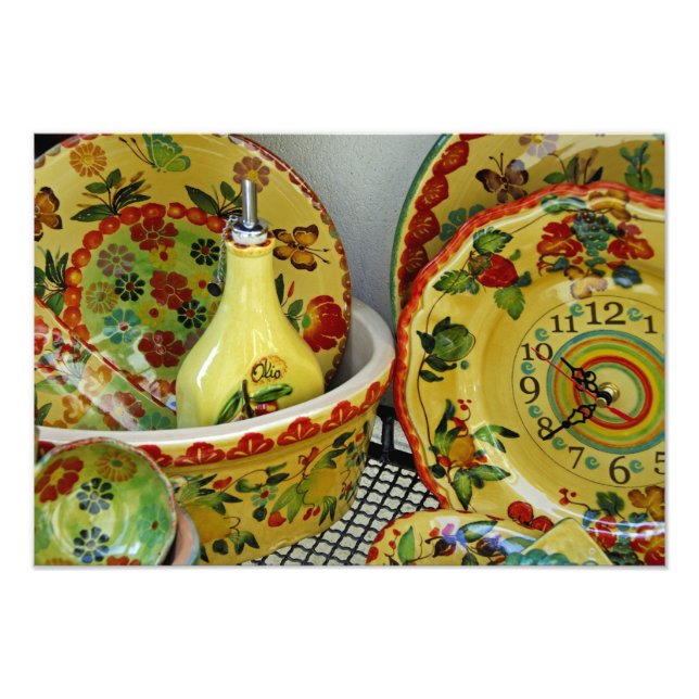 Italien, Sizilien, Taormina. Traditionell 6 Fotodruck (Vorne)