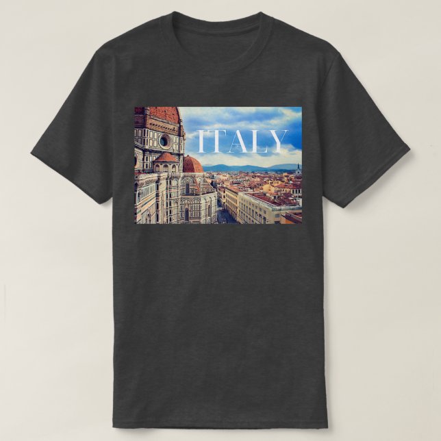 Italien Stadt Florenz T-Shirt (Design vorne)