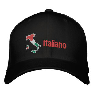 Italien - StickHat Bestickte Baseballkappe