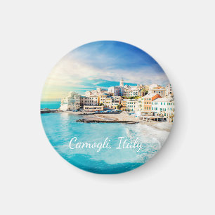 Italien Strand Ozean Mittelmeer Landschaftsgemälde Magnet