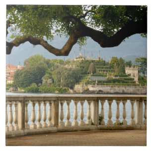 Italien, Stresa, Lago Maggiore, Isola Bella Fliese