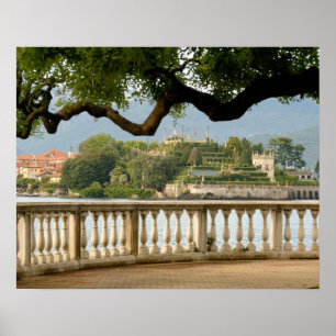 Italien, Stresa, Lago Maggiore, Isola Bella Poster