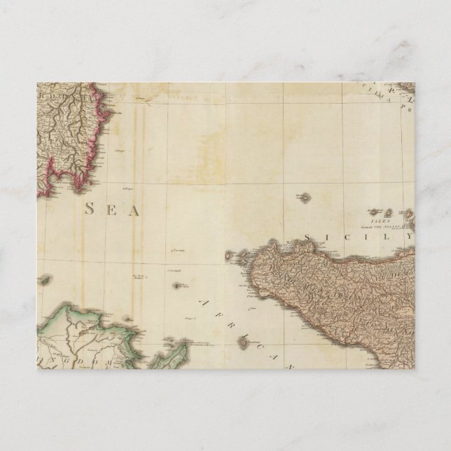 Italien Süd Postkarte (Vorderseite)