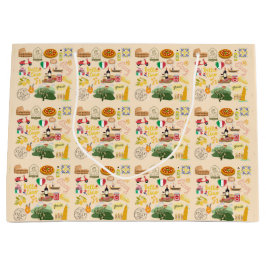 Italien Symbole für Reisende Große Geschenktüte