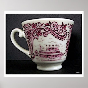 Italien Tea Cup Poster