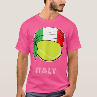 Italien Tennis Italienisch Players Italien Tennis T-Shirt