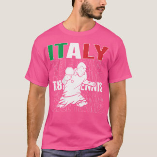 Italien Tischtennis-Liebhaber - Unterstützung der  T-Shirt