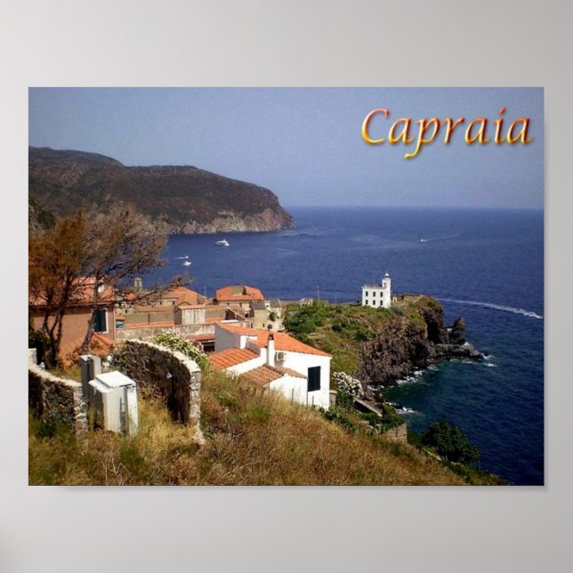 Italien - Toskana - Capraia - Poster (Vorne)