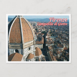 Italien - Toskana - Florenz - Giotto's Bel Tower - Postkarte