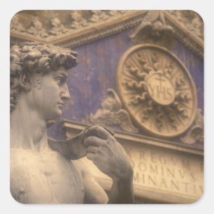 Italien, Toskana, Florenz, Piazza della Quadratischer Aufkleber