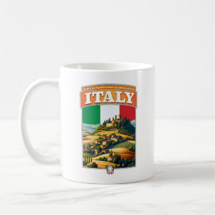 Italien Toskana Landschaft Europa Kaffeetasse