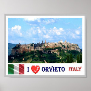 Italien - Toskana - Orvieto - Poster