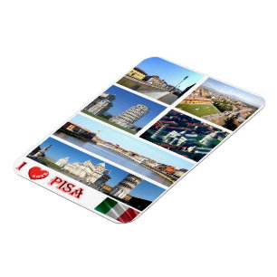 Italien - Toskana - Pisa - I Liebe - Magnet
