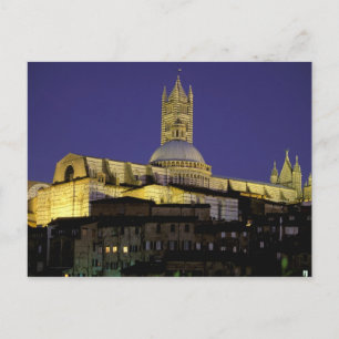 Italien, Toskana, Siena. 13. Jahrhundert Postkarte
