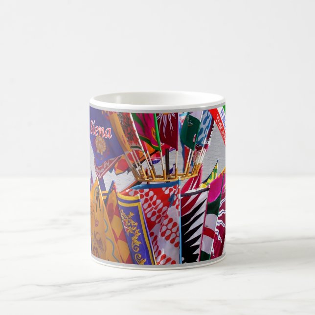 Italien - Toskana - Siena - Flaggen des Palio - Kaffeetasse (Mittel)