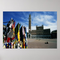 Italien, Toskana, Siena. Piazza del