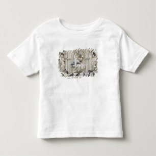 Italien, Toskana, Siena. Statuen und Vögel auf Kleinkind T-shirt