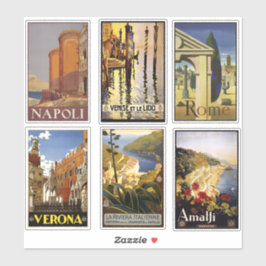 Italien Travel Poster Aufkleber 2/2
