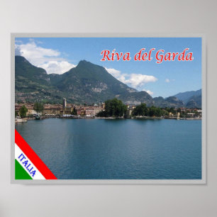 Italien - Trentino Alto Adige - Riva del Garda - Poster