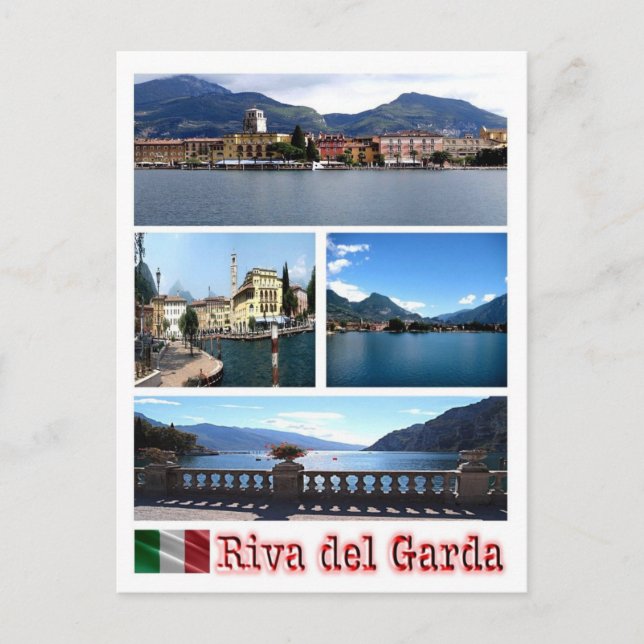 Italien - Trentino Alto Adige - Riva del Garda - Postkarte (Vorderseite)