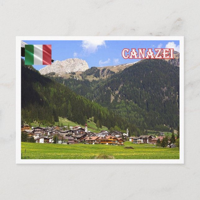 Italien - Trentino Südtirol - Canazei - Südtirol - Postkarte (Vorderseite)