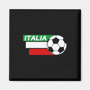 Italien Trikot. Italienische Flaggenfarben Fußball Magnet
