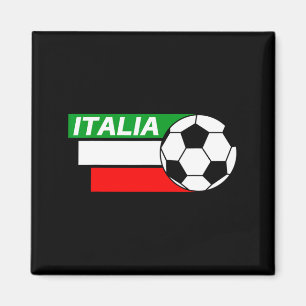 Italien Trikot Italienische Flaggenfarben Fußball Magnet