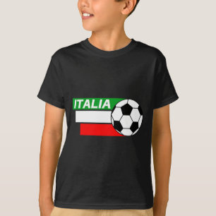 Italien Trikot Italienische Flaggenfarben Fußball  T-Shirt