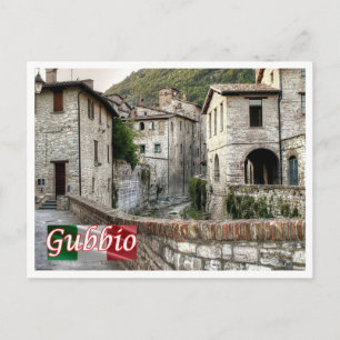 Italien - Umbrien - Gubbio - Bezirk San Martino - Postkarte
