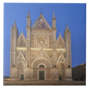 Italien, Umbrien, Orvieto, Kathedrale Orvieto Fliese