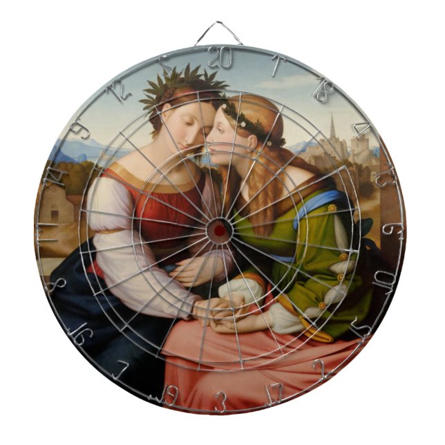 Italien und Deutschland (Italien und Deutschland a Dartscheibe (vorne)