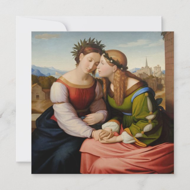 Italien und Deutschland (Italien und Deutschland a Karte (Vorderseite)